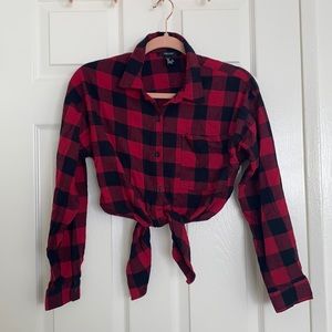 Cropped flannel